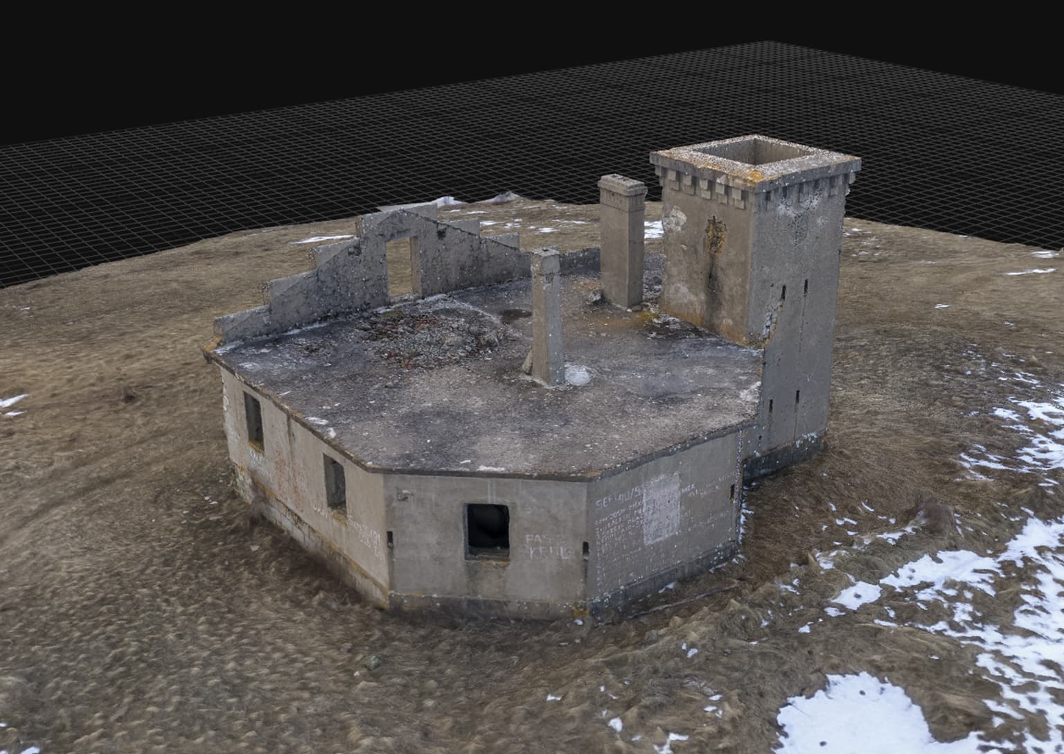 3D scanned structure overview