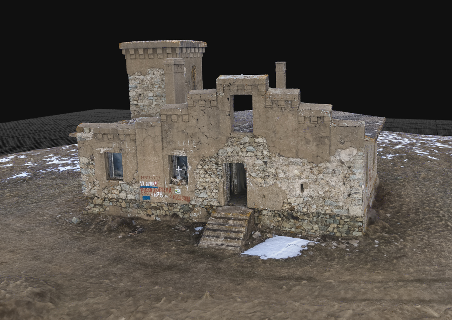 Damage assessment with the IllusoXR Photogrammetry workflow 