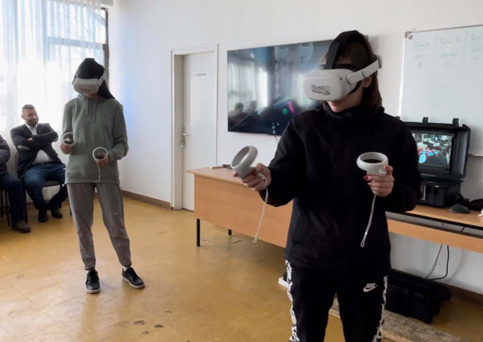 Students from Makedonska Kamenica tried VR Training for the first time